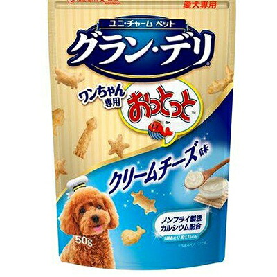 【同梱不可】【24個セット】ユニ・チャーム グラン･デリワンちゃん専用おっとっとクリームチーズ味50g