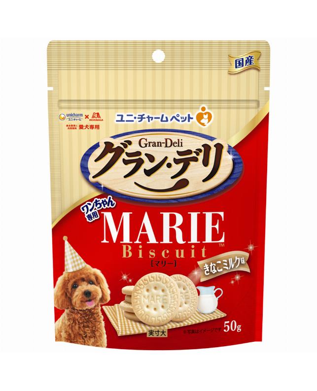 【同梱不可】【16個セット】ユニ・チャーム グラン･デリワンちゃん専用マリービスケットきなこミルク味50g