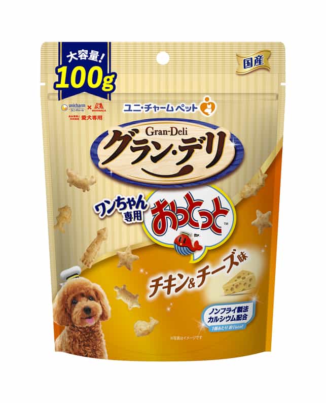 【同梱不可】【24個セット】ユニ・チャーム グラン･デリワンちゃん専用おっとっとチキン&チーズ味100g｜スペシャルスペース