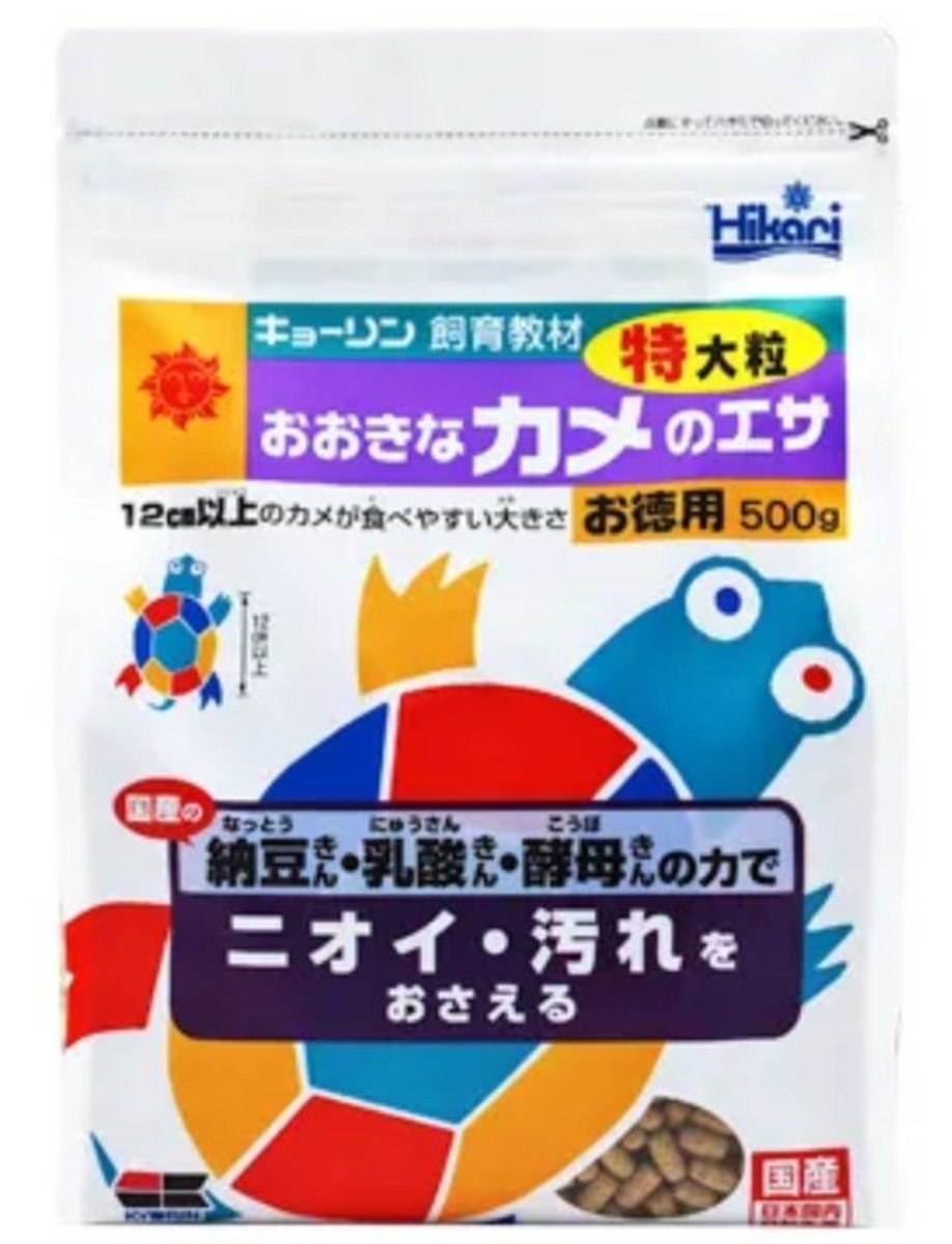 【同梱不可】【24個セット】キョーリン ひかりおおきなカメのエサ特大粒500g|スペシャルスペース