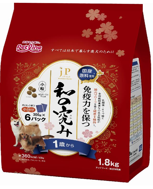 【同梱不可】【4個セット】ペットラインJPスタイル和の究み1歳から1.8kg