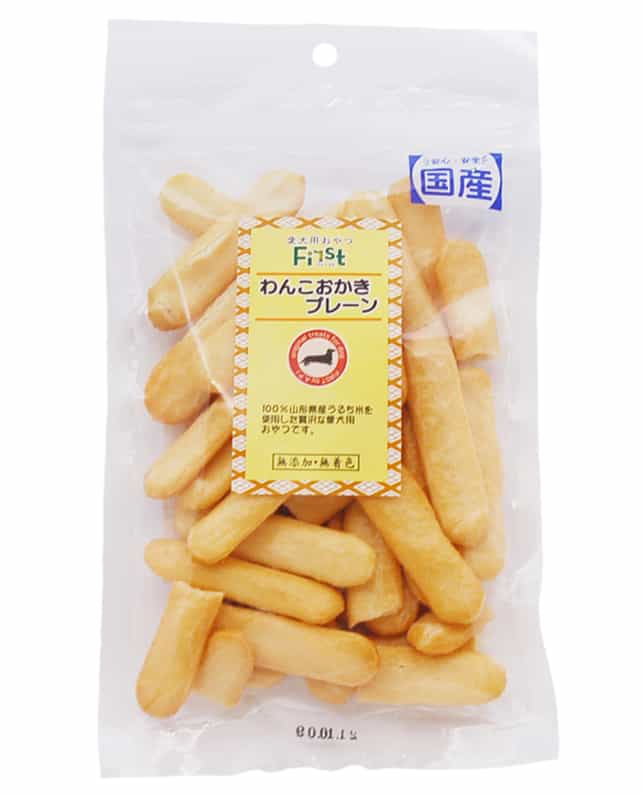 【同梱不可】【12個セット】エースプロダクツ わんこおかき　プレーン６５ｇ