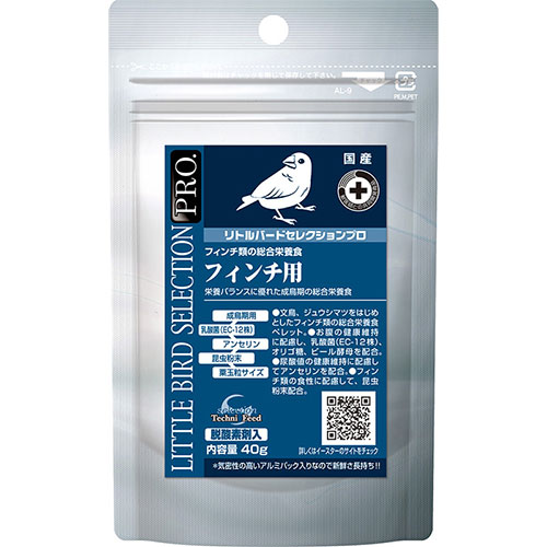 【同梱不可】【40個セット】イースター リトルバードセレクションプロ　フィンチ専用４０ｇ