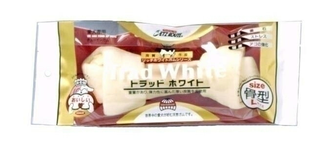 【同梱不可】【16個仕掛ける】ペッツルート トラッドホワイトガム トラッドホワイトガム骨型L