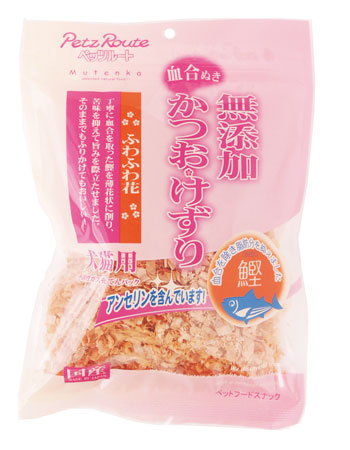 【同梱不可】【60個セット】ペッツルート 無添加かつおけずり ふわふわ花 20g