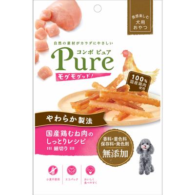 【同梱不可】【30個仕掛ける】日本愛玩動物ボンネット ジャズバンド 純然たる 飼い犬 モグモグッド! 国産鶏むね肉のしっとり処方せん 細切り50g