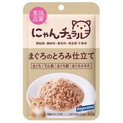 【同梱不可】【96個仕掛ける】 はごろもフーズにゃんチュラルパウチまぐろのとろみ仕立て40g ペット・ペットグッズ-キャットフード・サプリメント