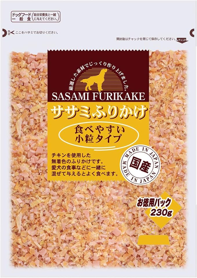 【同梱不可】【36個セット】九州ペットフード ふりかけお買い得ふりかけ鶏ささみ小粒タイプ230g｜スペシャルスペース