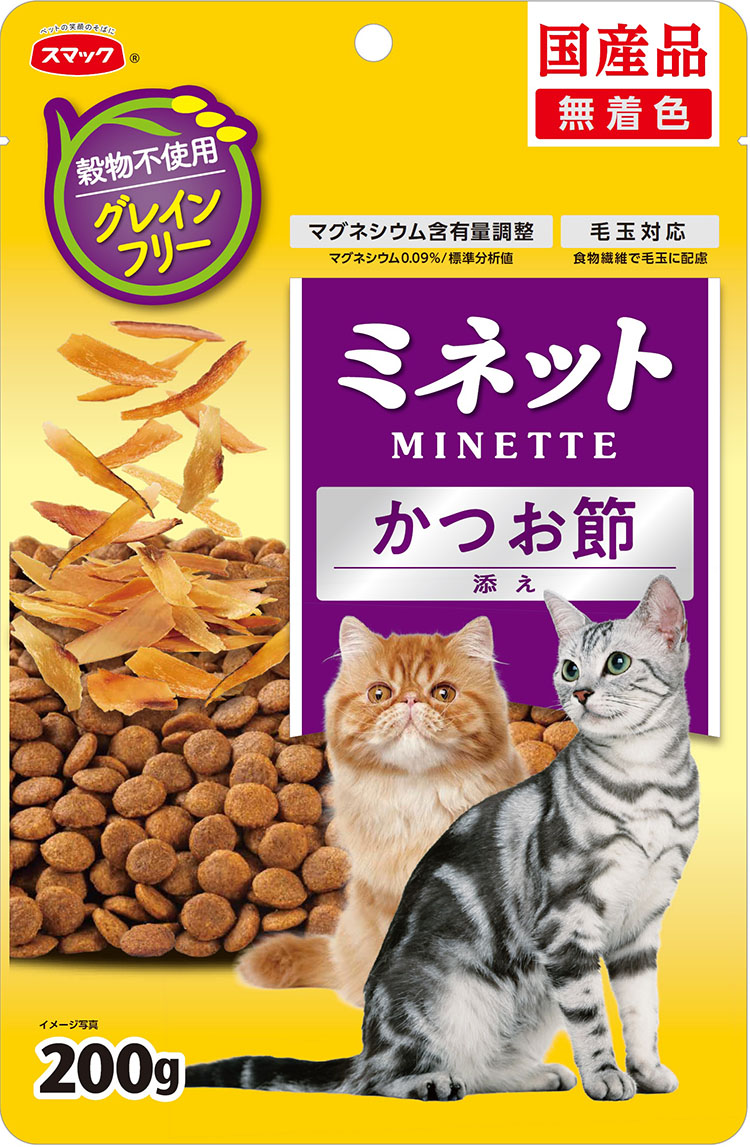 【同梱不可】【18個セット】ミネットフリーズドライスタンドパックかつお節添え200g