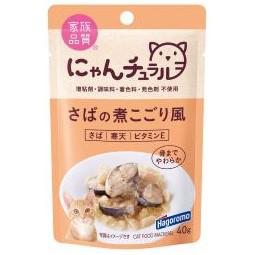 【同梱不可】【96個セット】はごろもフーズにゃんチュラルパウチさばの煮こごり風40g