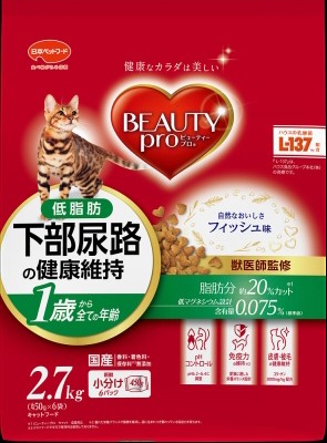 【同梱不可】【4個セット】 日本ペットフード ビューティープロ キャット 下部尿路の健康維持 11歳以上 2.7kg|スペシャルスペース