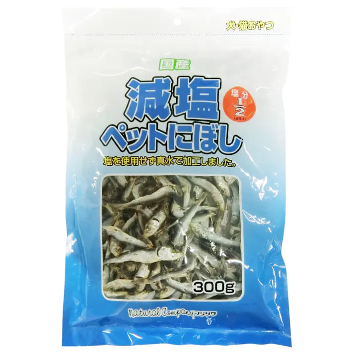 【同梱不可】【10個セット】藤沢商事 フジサワ減塩ペットにぼし300g
