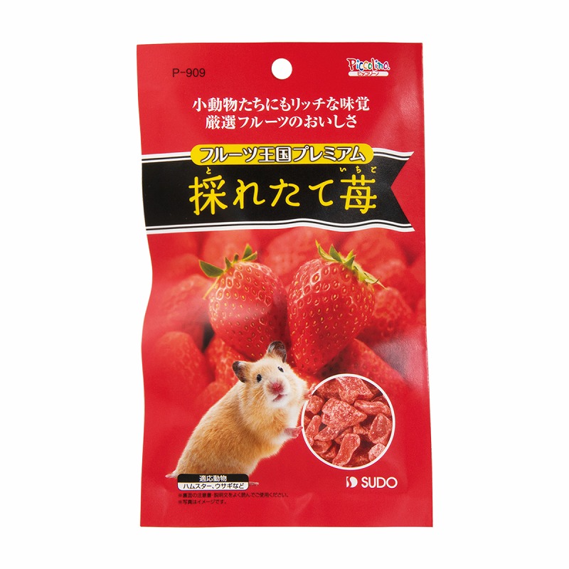 【同梱不可】【12個セット】 スドーピッコリーノ フルーツ王国プレミアム採れたて苺46g