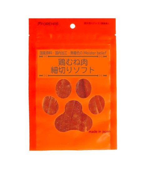 【同梱不可】【20個セット】 フォレハス株式会社 鶏むね肉 細切りソフト 60g
