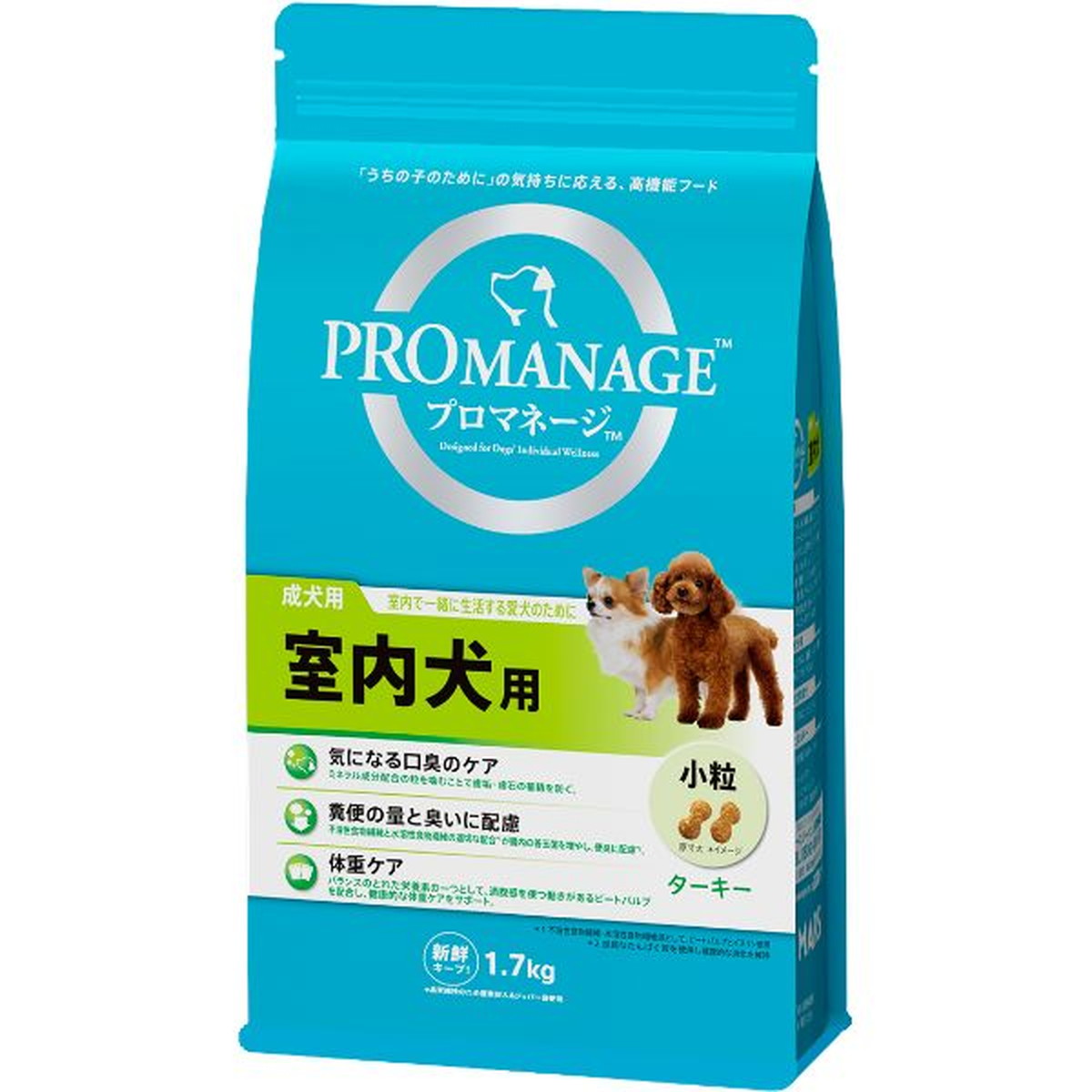【同梱不可】【6個仕かける】マースジャパンリミテッド プロマネージ 成犬用 室内犬用 1.7kg 犬用品-ドッグフード-ドッグフード・サプリメント