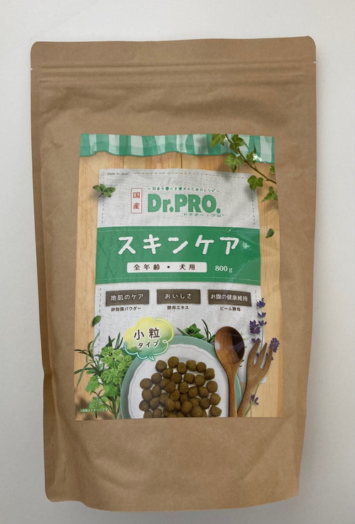 【同梱不可】【6個仕かける】 ニチドウ Dr.PRO.スキンケアオールステージ800g ドッグフード・サプリメント-ドッグフード