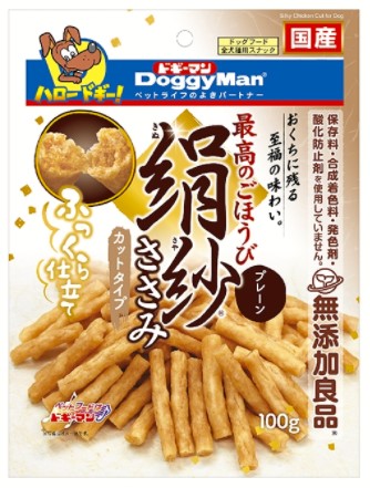 【同梱不可】【12個セット】ドギーマンハヤシ 絹紗 カットタイプ プレーン 100g/300g （ 100g ）