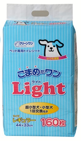 【同梱不可】【4個セット】クリーンワン こまめだワン ライト レギュラー 160枚
