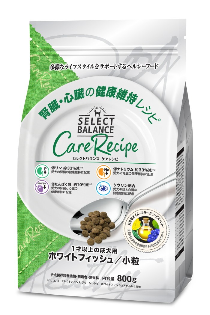 【同梱不可】【6個セット】セレクトバランスケアレシピ　ホワイトフィッシュ　小粒腎臓・心臓の健康維持レシピ 1才以上の成犬用800g｜スペシャルスペース 11,840円