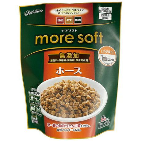 【同梱不可】【6個セット】ペティオ Add.Mate  moresoft ホースアダルト 500g