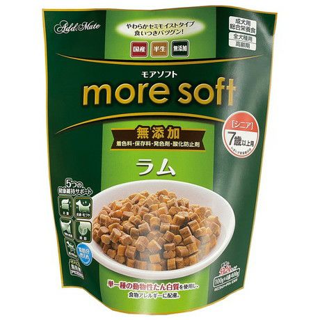 【同梱不可】【6個セット】ペティオ Add.Mate  more soft モアソフト ラムシニア 400g