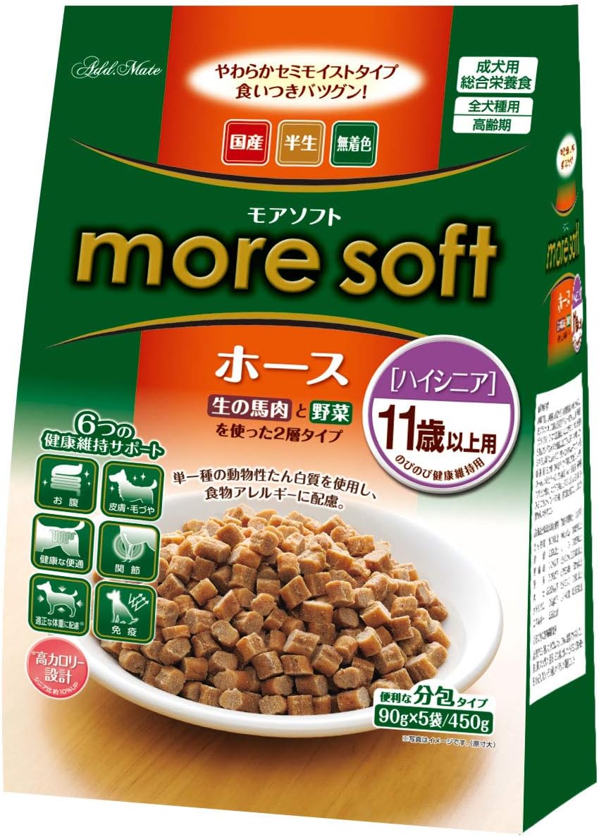 【同梱不可】【6個セット】ペティオ Add.Mate  moresoftホースハイシニア450g