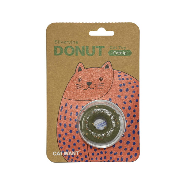 ペットライブラリー 【同梱不可】【12個セット】CATWANT またたびドーナッツキャットニップ