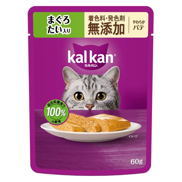 【同梱不可】【120個仕掛ける】マースジャパン カルカンパウチ やわらかパティー まぐろ たい入り口・入口 染めつける料・発色剤 無つけ加える 60g