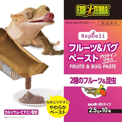 【同梱不可】【12個セット】RepDeli　フルーツ＆バグペースト　プロテインプラス 2．5g10本