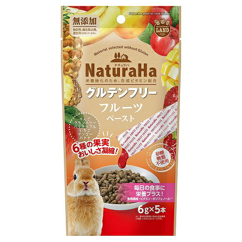 【同梱不可】【36個セット】ナチュラハ　グルテンフリー　フルーツペースト 5本