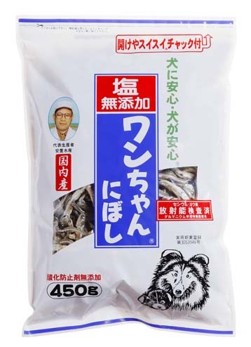 【同梱不可】【15個セット】サカモト エスミック塩無添加ワンちゃんにぼし４５０ｇ｜スペシャルスペース