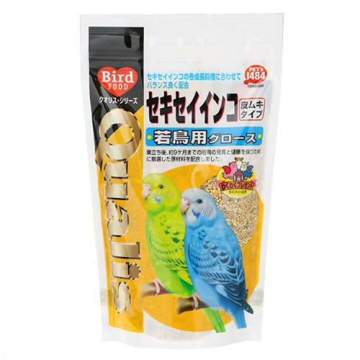 ペッズイシバシ 【同梱不可】【50個セット】クオリス　セキセイインコグロース若鳥用400ｇ