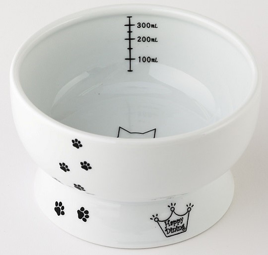 【同梱不可】【5個セット】猫壱　猫用　脚付ウォーターボウルレギュラー