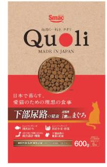 【同梱不可】【12個セット】スマック QuoLi 下部尿路 成猫用 まぐろ 600g｜スペシャルスペース
