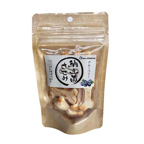 【同梱不可】【48個セット】オフィスピースワン　 納豆菌ささみブルーベリー５０ｇ｜スペシャルスペース