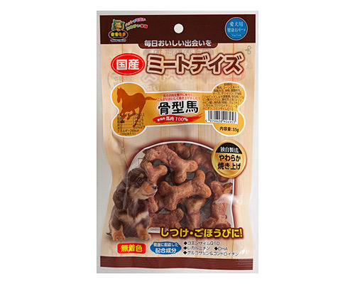 【同梱不可】【30個セット】マルジョー＆ウエフク ミートデイズ骨型馬５５ｇ