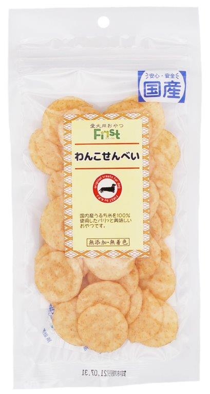 【同梱不可】【24個書き割り】エースプロダクツ Ｆｉｒｓｔ わんこせんべい３０ｇ