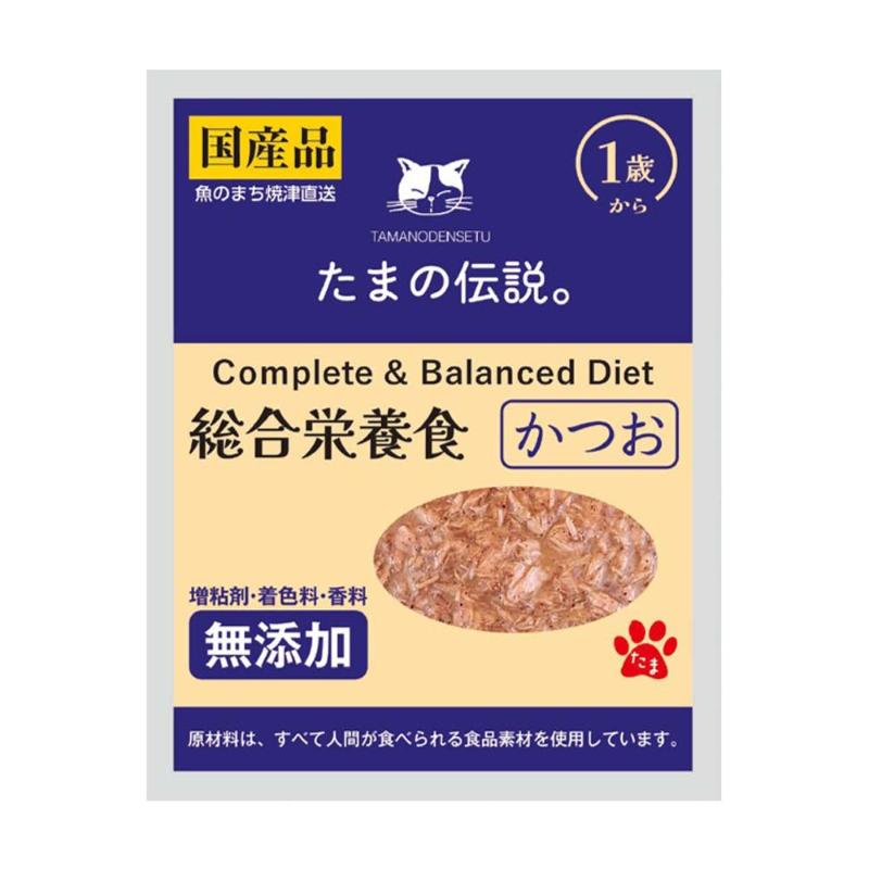 【同梱不可】【72個セット】ＳＴＩサンヨーたまの伝説総合栄養食かつお４０ｇ｜スペシャルスペース