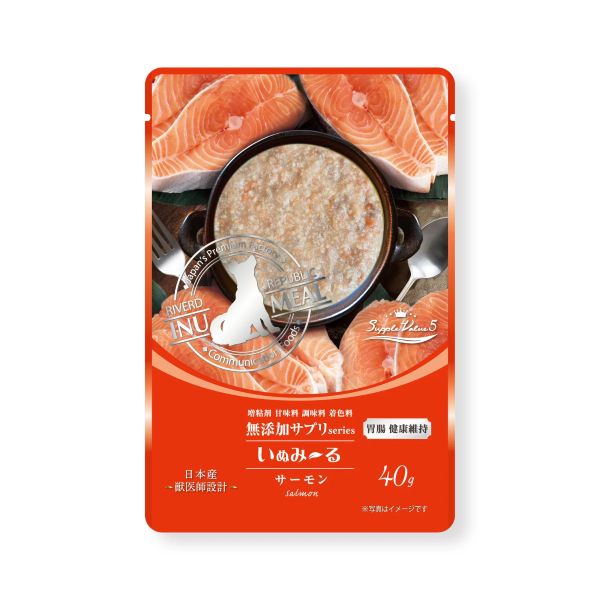 【同梱不可】【112個セット】 リバードコーポレーション いぬみーる無添加サプリＳｕｐｐｌｅＶａｌｕｅ５胃腸健康維持サーモン４０ｇ｜スペシャルスペース
