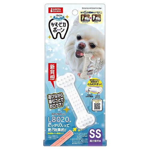 【同梱不可】【18個書き割り】 マルカン ゴン太のデンタルトイ かむピカボーンＳＳ