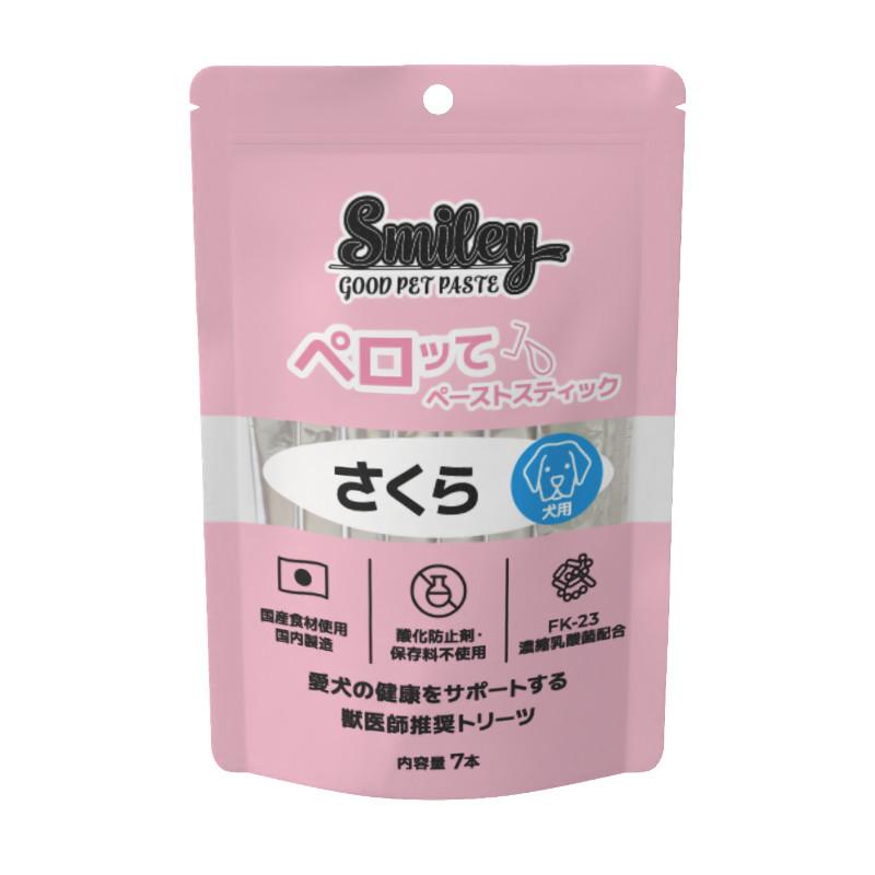 【同梱不可】【36個セット】ＱＩＸ　Ｓｍｉｌｅｙ　犬用ペロッて　さくら７本入｜スペシャルスペース