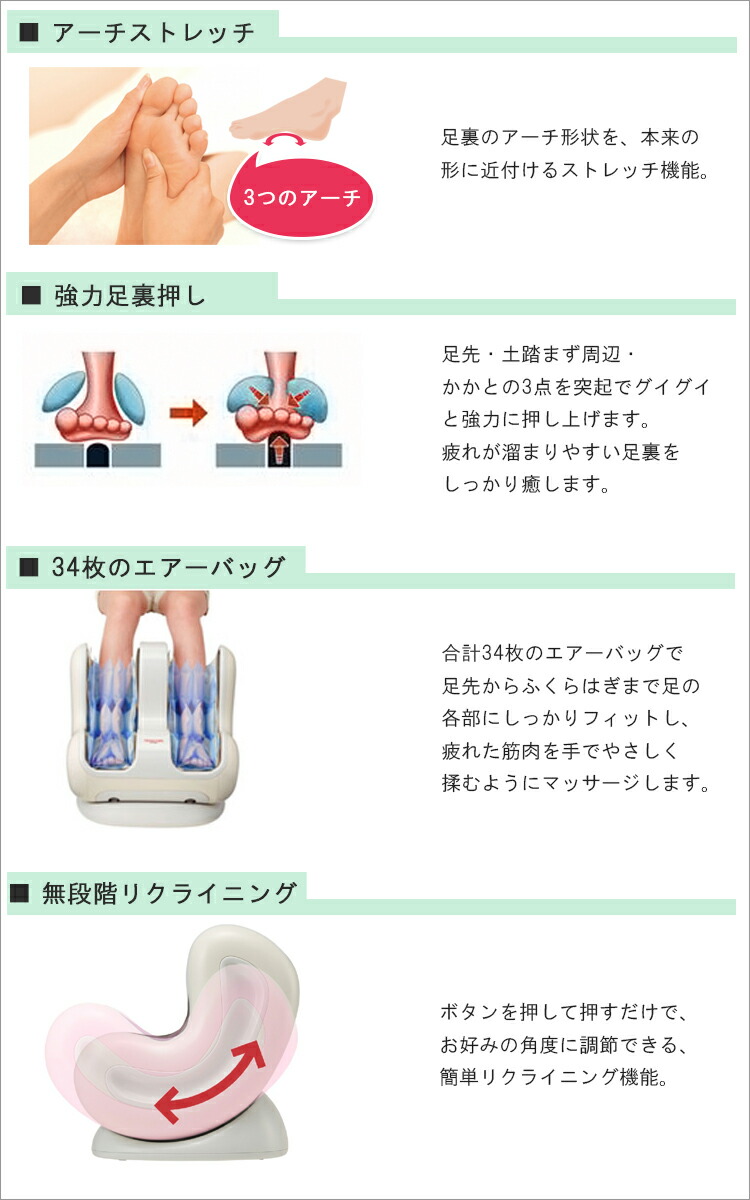 楽天市場 送料無料 ラッピング不可 代引不可 フットマッサージャー Tf5000 C テスコム Tescom マッサージ器 マッサージ機 フット マッサージ器 フットマッサージ機 すまいのコンビニ