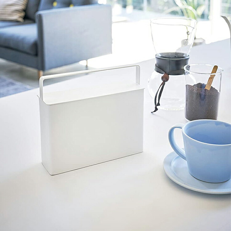 楽天市場 送料無料 コーヒーペーパーフィルターケース プレート コーヒー用品 蓋付き キッチン収納 コーヒーグッズ 収納用品 コーヒーフィルター入れ 山崎実業 Lf570b07b000 すまいのコンビニ