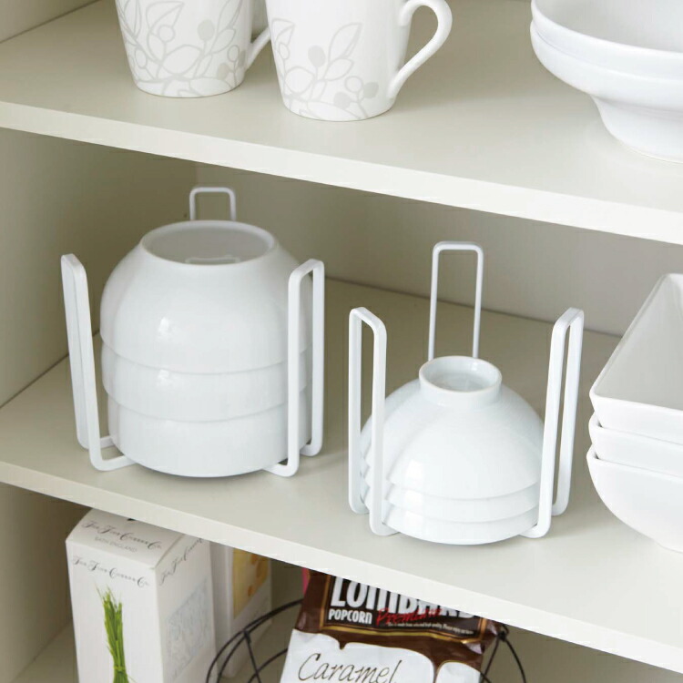 【楽天市場】ボウルストレージ タワー L 0745960【キッチン 収納・食器スタンド】：すまいのコンビニ