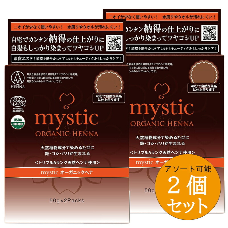 メヘンディナチュラルヘアカラー　ダークブラウン２本セット　付属品説明書つき メヘンディナチュラルヘアカラーダークブラウン2本セット付属品
