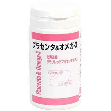 プラセンタ＆オメガ-3 90粒（約1ヶ月分）DHA EPA DPA 100%国産サラブレッドの馬プラセンタエキス1粒で40mg配合 サーモンオイル オメガ3 サプリ サプリメント インナーケア 美ST 22年11月掲載 かねろく製薬 正規品 軽減税率適用 【送料無料/沖縄・離島除く】