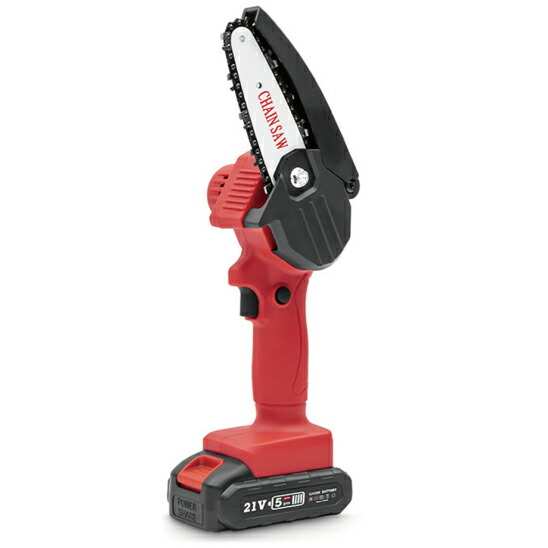楽天市場】軽量 コードレス式LED電動チェーンソー DL-210713 21Vハイ