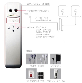 Svelte fuze スヴェルトフューズ ボディ用の家庭用痩身器 送料無料