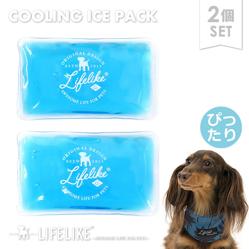 市場 Coolingアイスパック 保冷剤 暑さ対策 小型犬 首 熱中症対策 ひんやり 中型犬 クールバンダナ