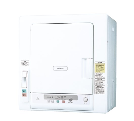 【ジャンク】2025年製　HITACHI 電気式乾燥機 6kg DE-N60HV 楽天市場】日立 衣類乾燥機 乾燥容量6kg DE-N60HV-W ピュア